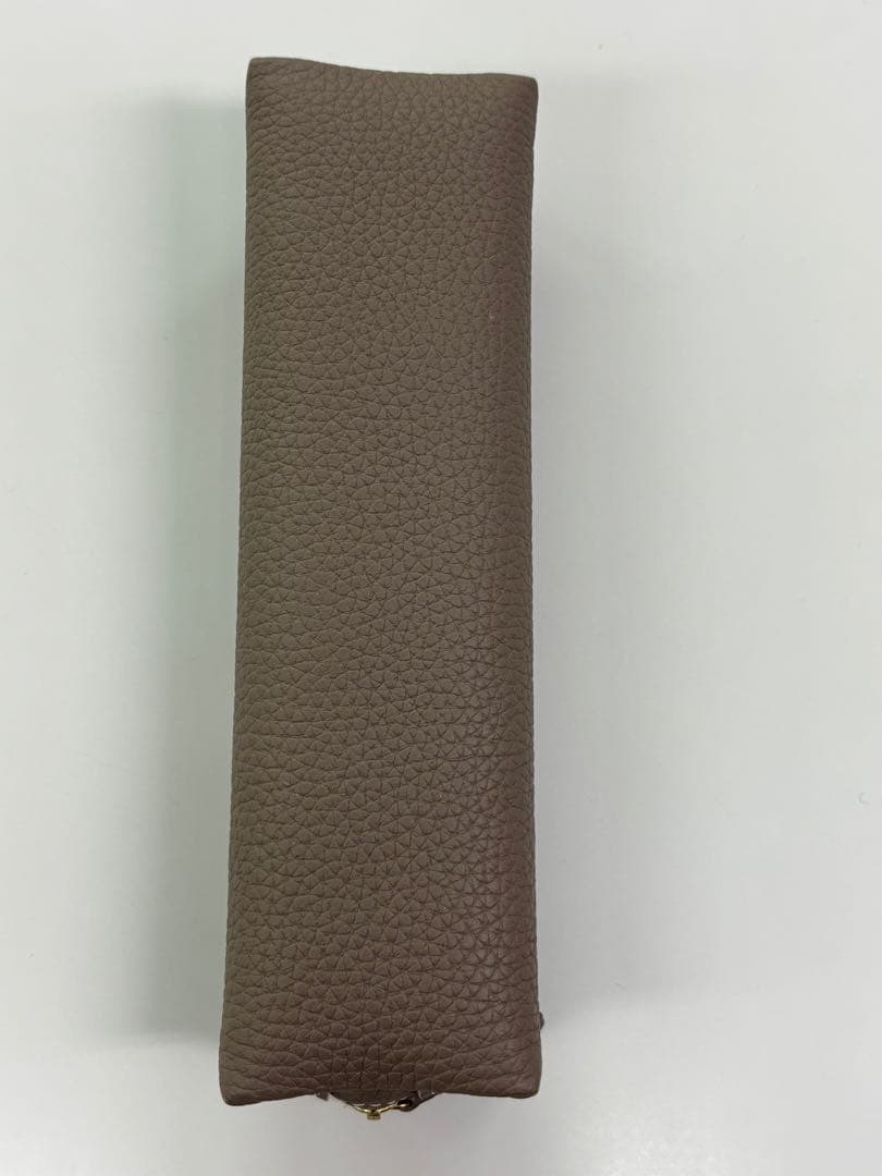 ボナベンチュラ　レザー 筆箱 ブラウン