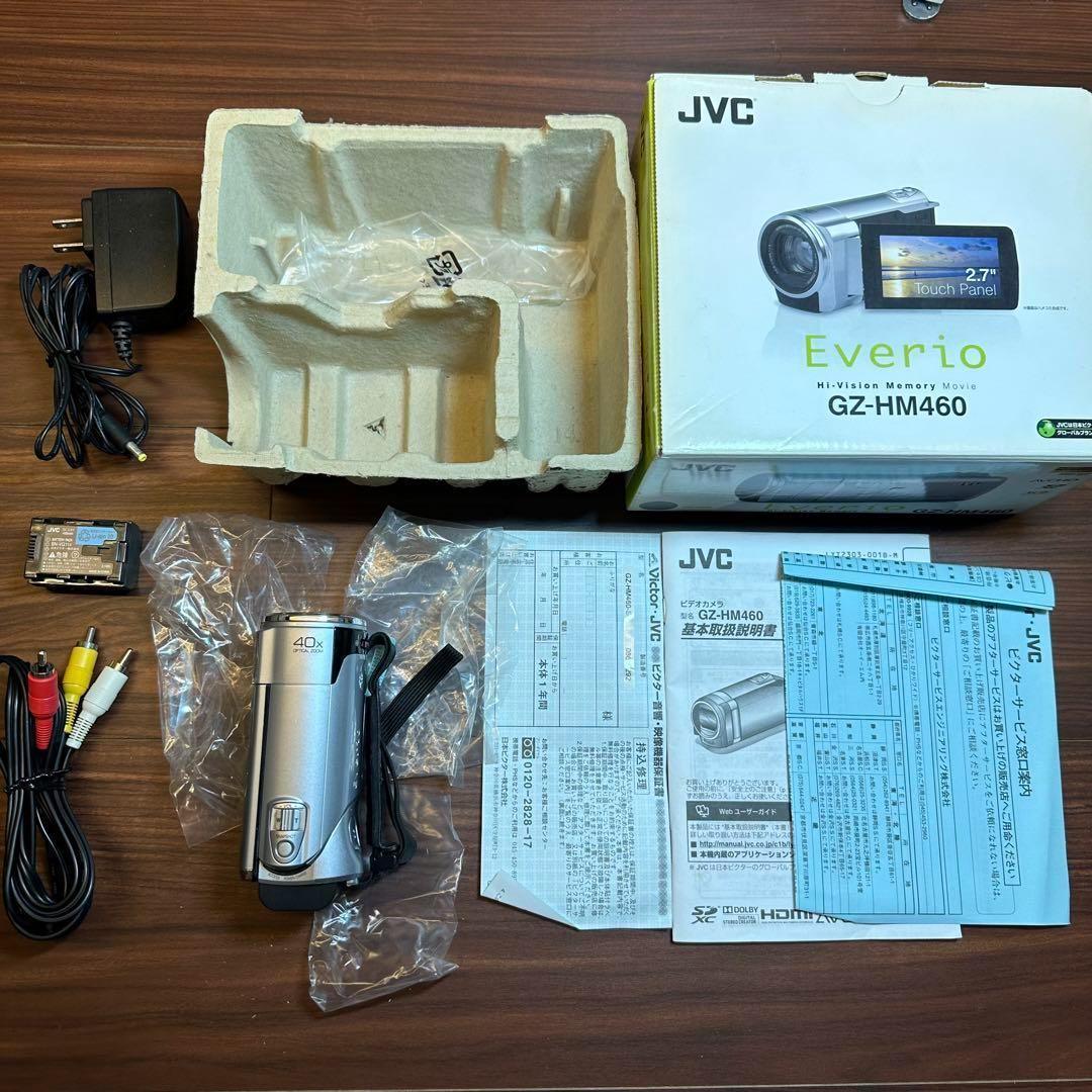 ほとんど未使用品 Everio GZ-HM460 動作確認済み 0517