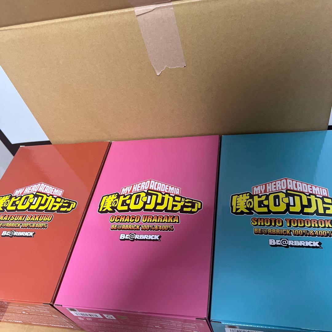 僕のヒーローアカデミア BE@RBRICK 100%&400% 3体セット