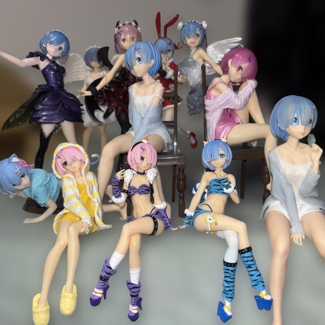 Re:ゼロから始める異世界生活 ラム レム フィギュア まとめ売り 13体