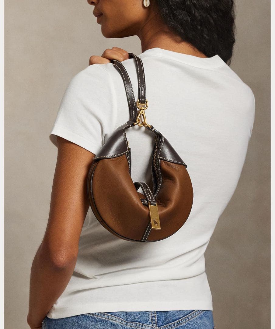 【新品未使用】Polo ID レザー ミニ ショルダー バッグ