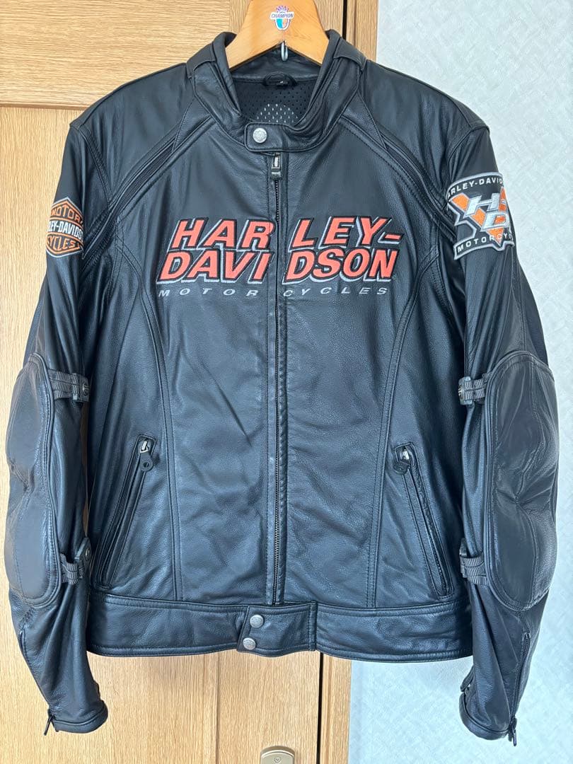 ハーレーダビッドソン　レザージャケット　 2wayタイプ　革ジャン