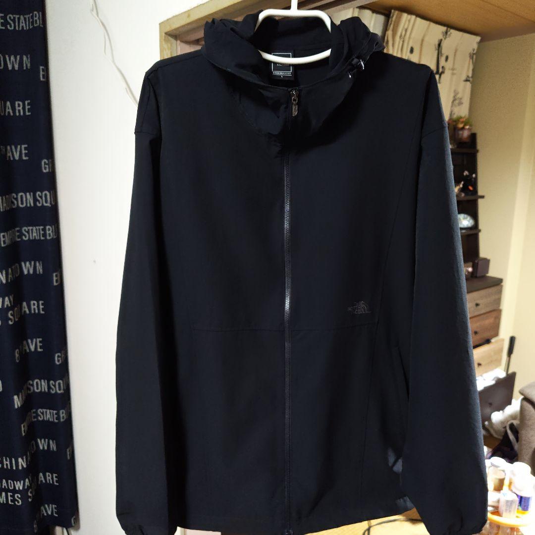 THE NORTH FACE 黒 フードＬサイズビーフリージャケット