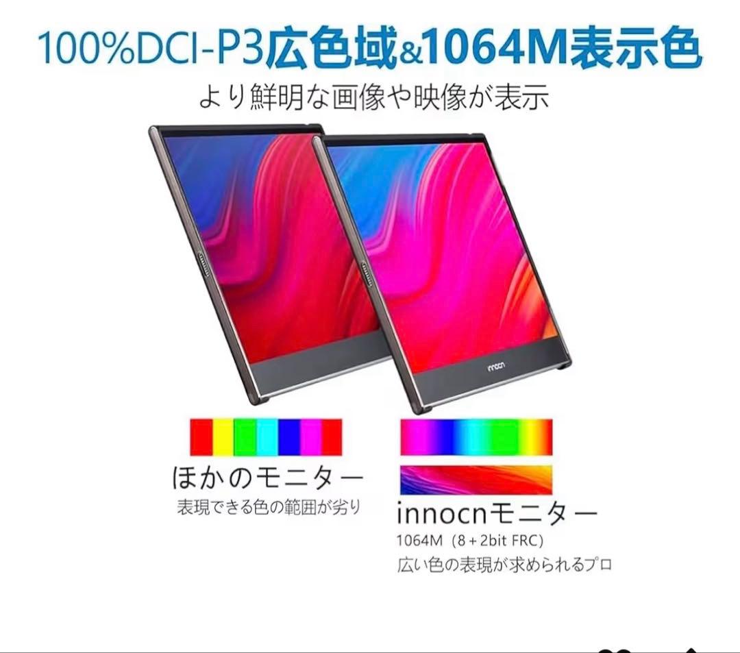 INNOCN モバイルモニター 本体 4K 高画質