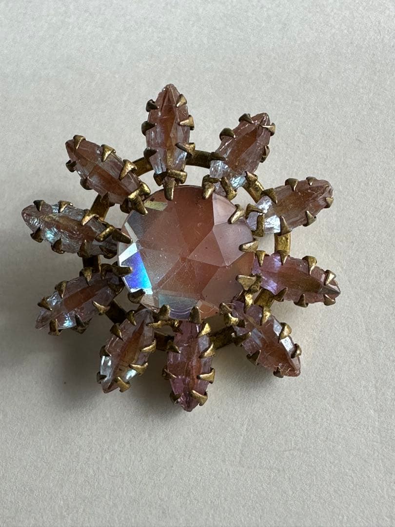 アンティーク　サフィレット　ブローチ