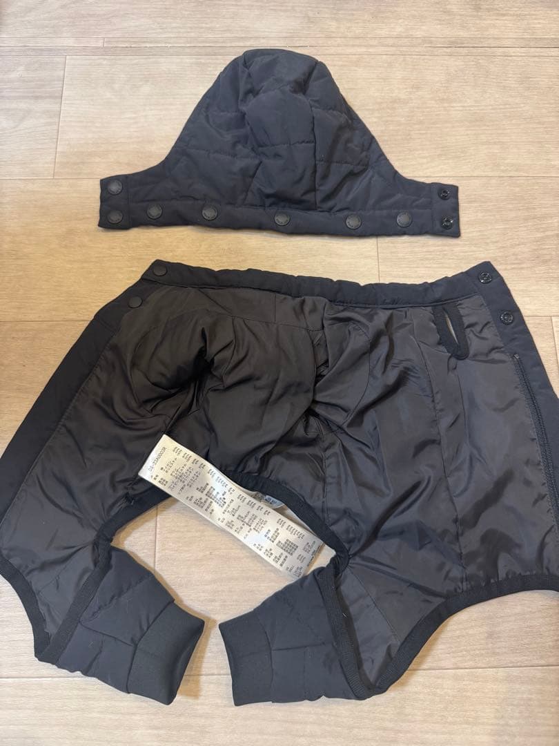  peak 犬用ダウンコート Sサイズ ブラック