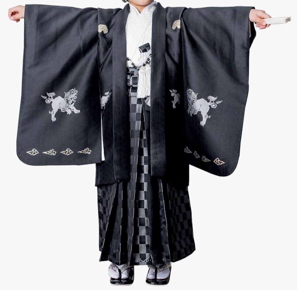 【最終値下げ】着物 5歳 男の子 羽織 袴 七五三 卒園式 ※足袋、化粧箱無し