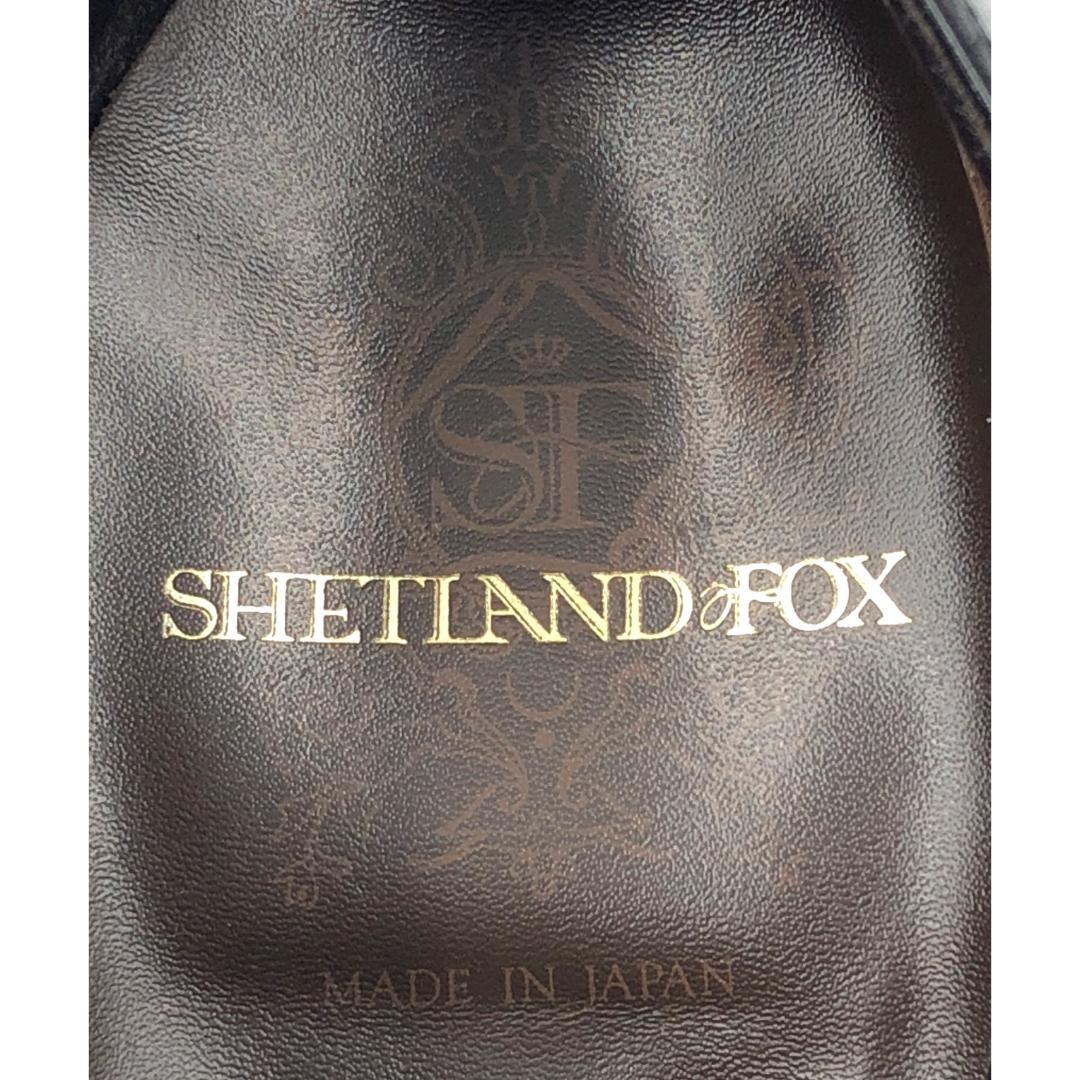 SHETLANDFOX 7 3016SF ストレートチップ 内羽根 黒