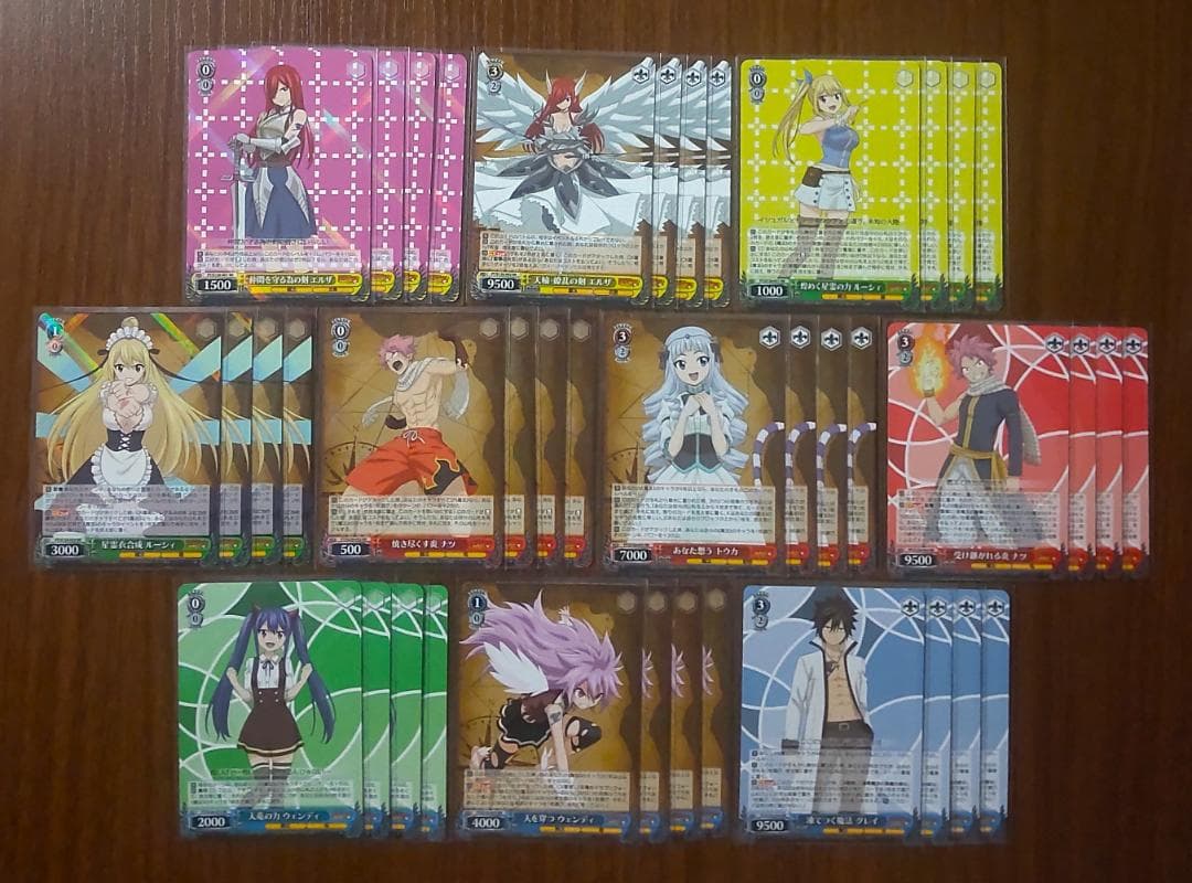 ヴァイスシュバルツ フェアリーテイル 100年クエスト RR以下 4コン