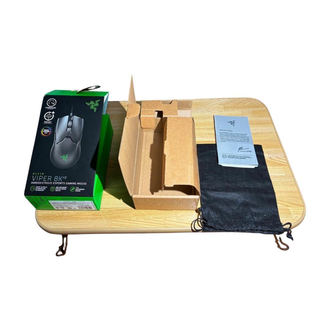 【新品未使用】Razer Viper 8K Hz 有線ゲーミングマウス 左右対応