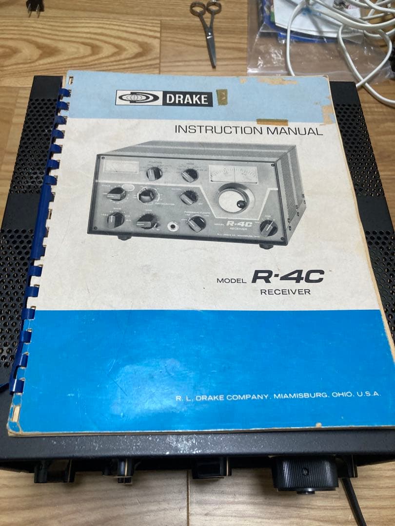 E) DRAKE R-4C アマチュア無線機