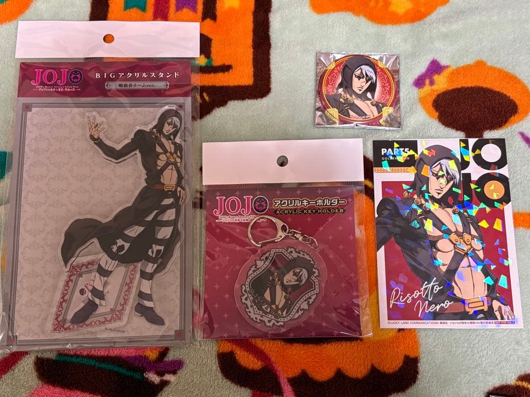 ジョジョの奇妙な冒険 リゾット AGF2019 アクリルスタンド 缶バッジ