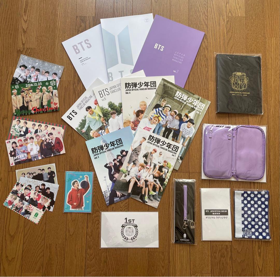 BTS 会報 Vol 1.～9 クリスマスカード グリーティングカード セット