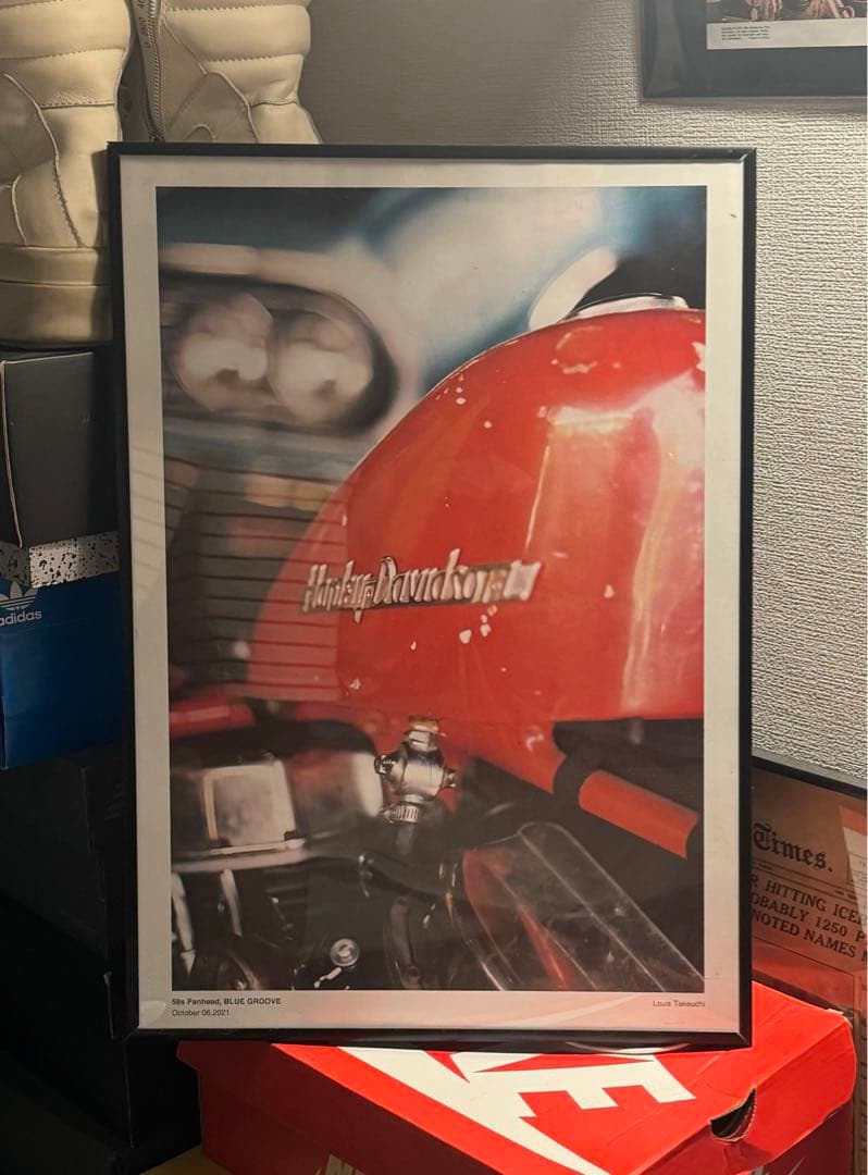 タトゥースタジオヤマダ ハーレーダビッドソン パンヘッドポスター