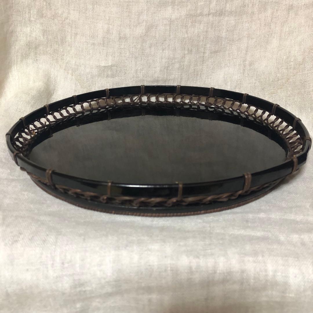 京都 うるわし屋 漆盆 漆器 アンティーク 古物 大正 昭和 レトロ