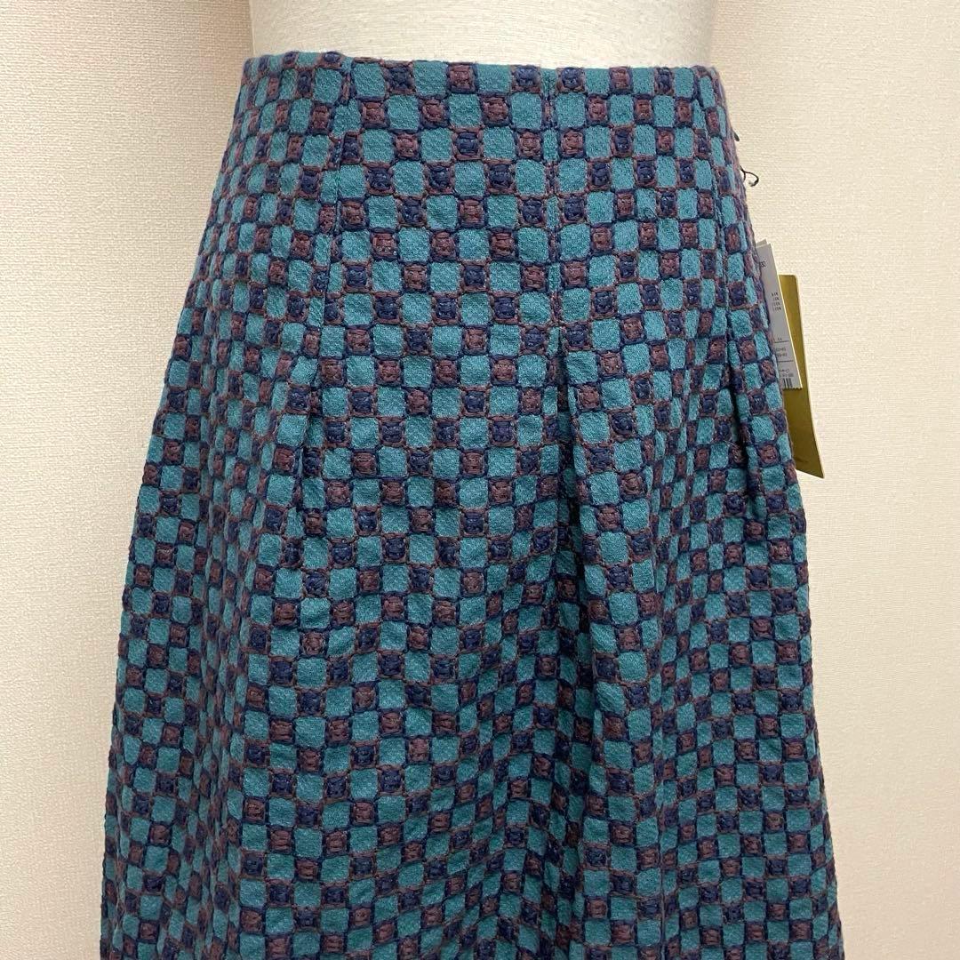 【新品タグ付き】Sybilla ジャガード織高級感エレガントフレアスカート