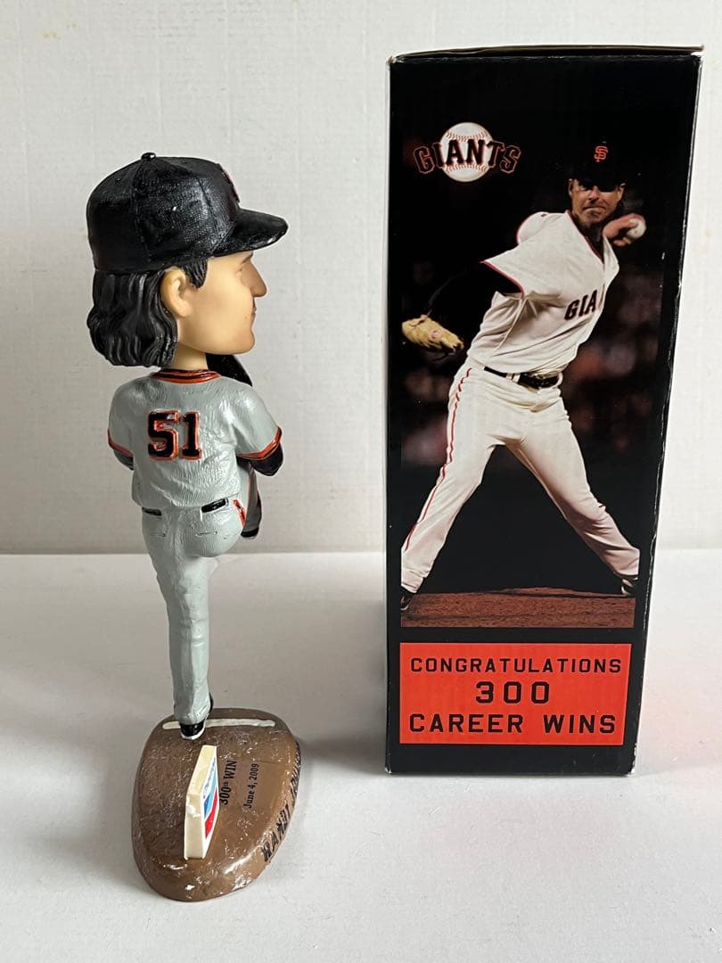 SFジャイアンツ　2009年　球場配布　 ランディ・ジョンソン　ボブルヘッド