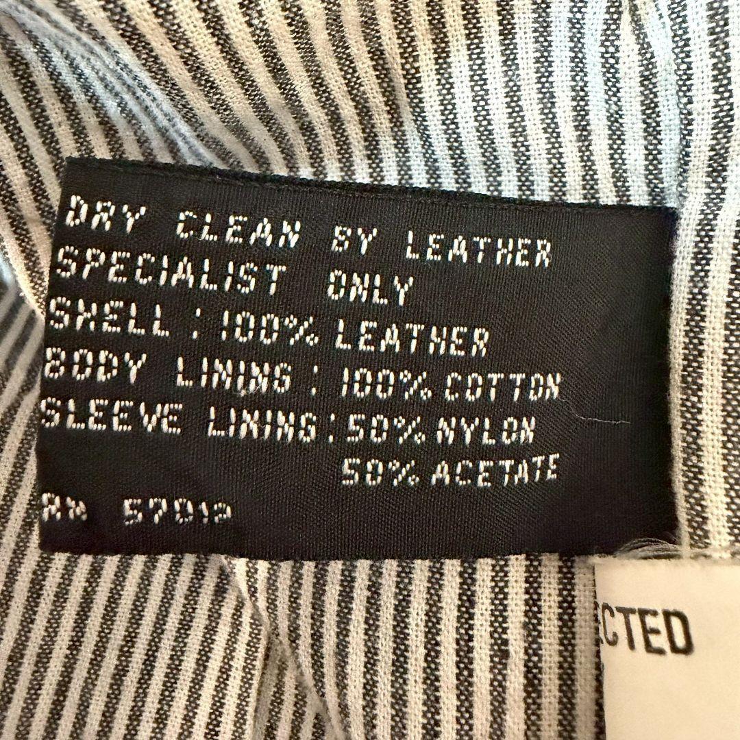 ゲス USA リアルレザー本革トラッカージャケットライダース　M〜L