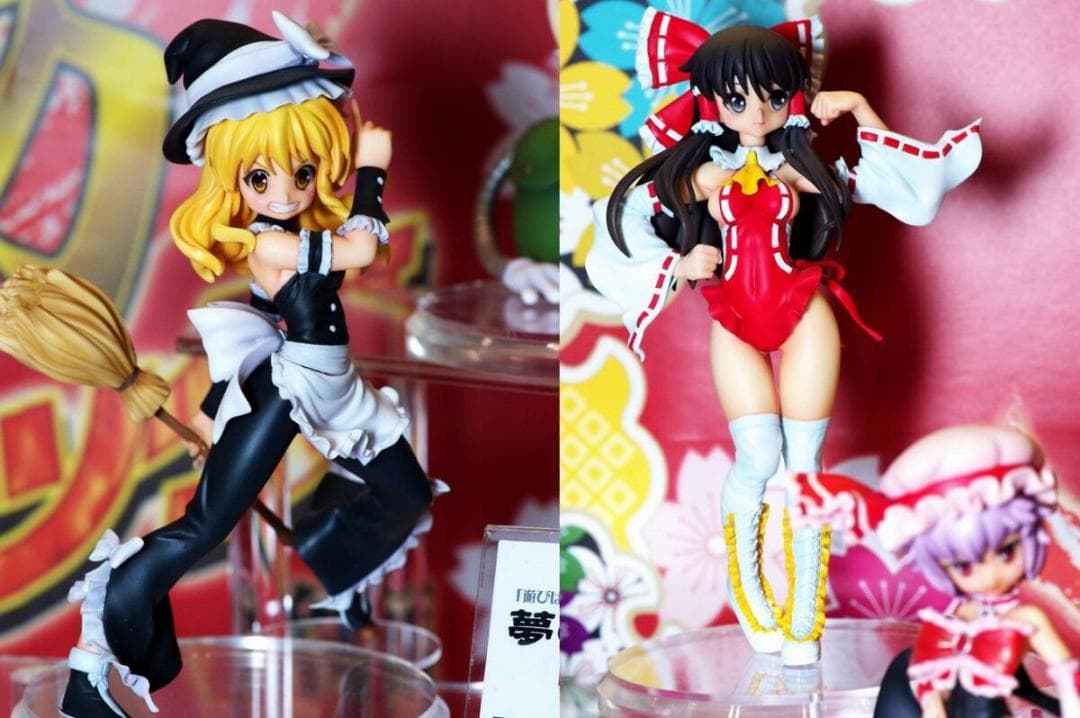 博麗霊夢 霧雨魔理沙 夢の東方タッグ編 2個 ガレージキット 東方Project