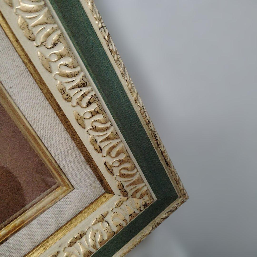 油彩額　ゴールド　額縁　アンティーク