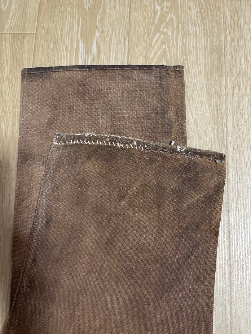 酒袋　柿渋染め25