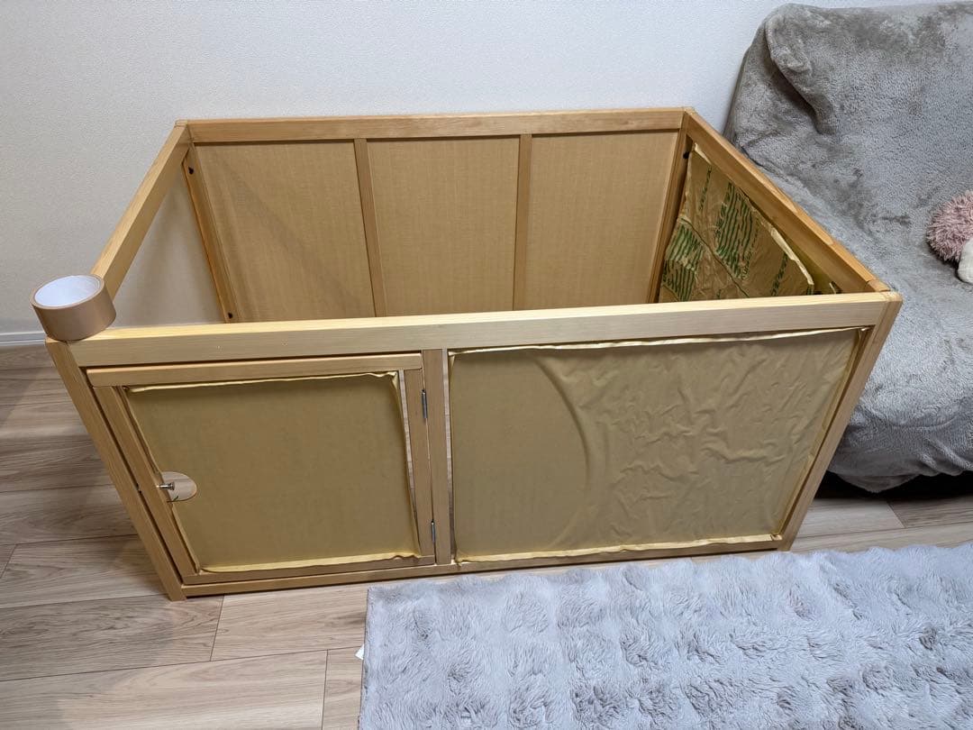 ペットサークル　アクリルケージ　ペッツファースト限定　未使用　マット付き