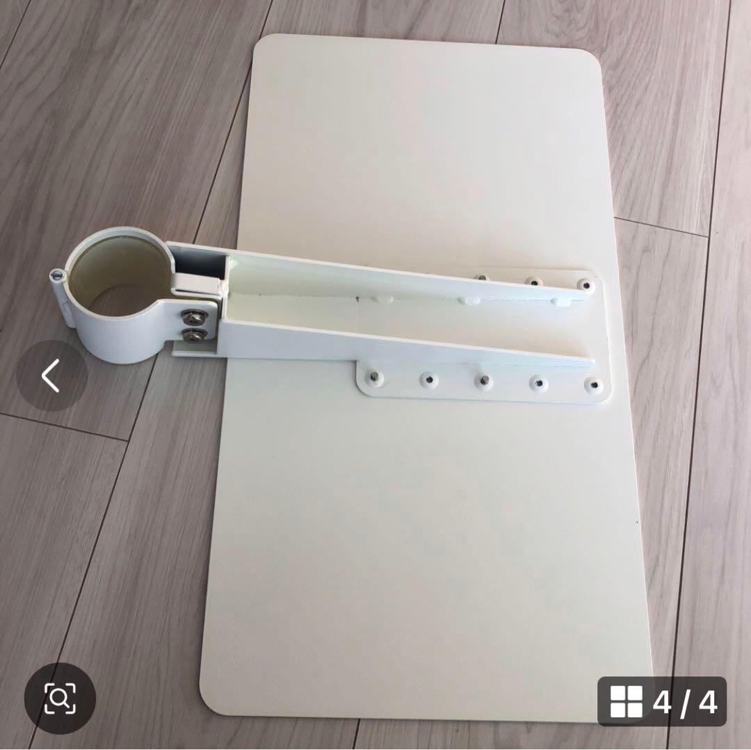 WALLインテリアTVスタンドA2ロータイプ対応 レコーダー棚板 サテンホワイト