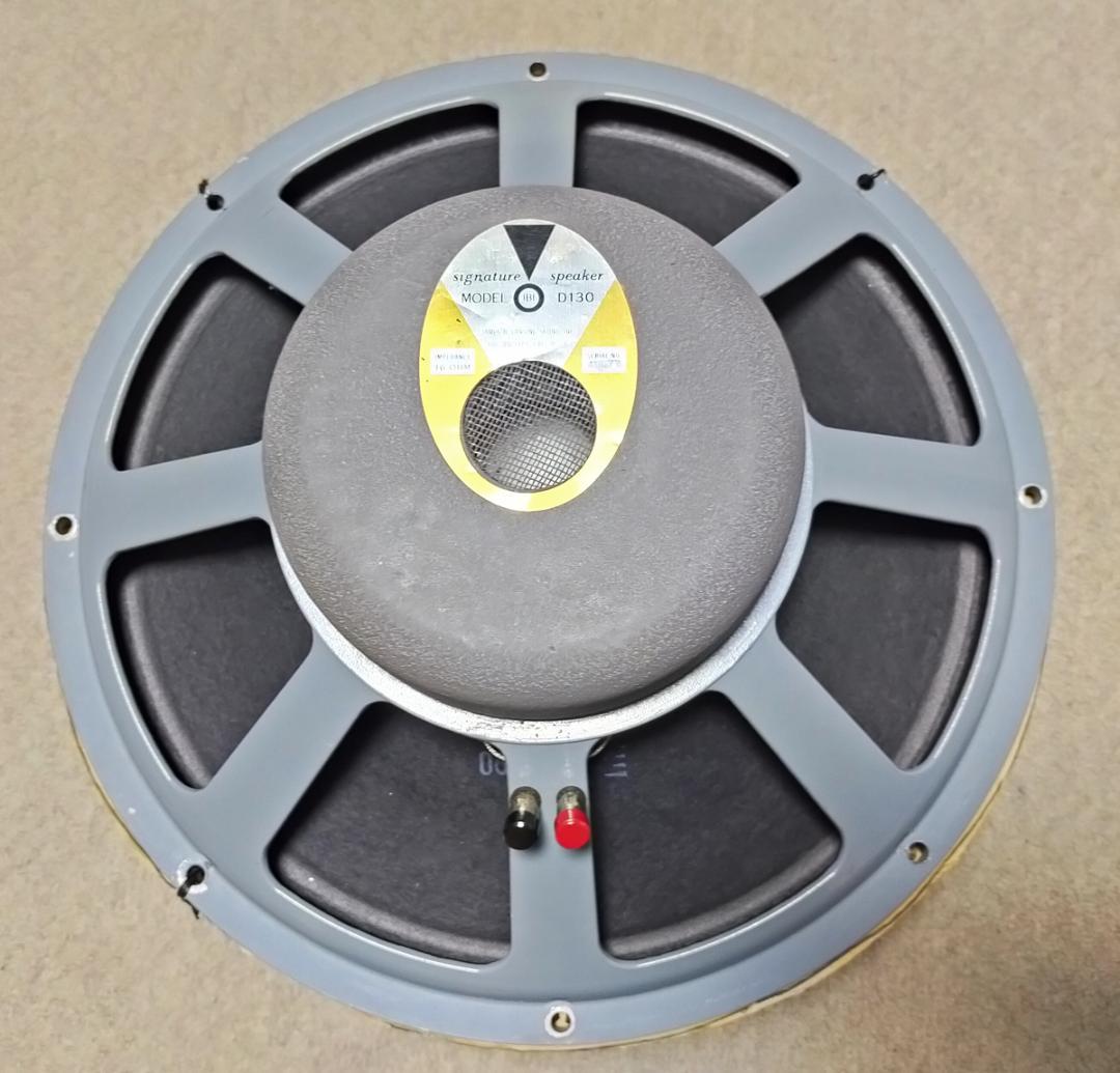 JBL D130　16Ω　38cmフルレンジ　ペア　フィクスドエッジ　英文取説付