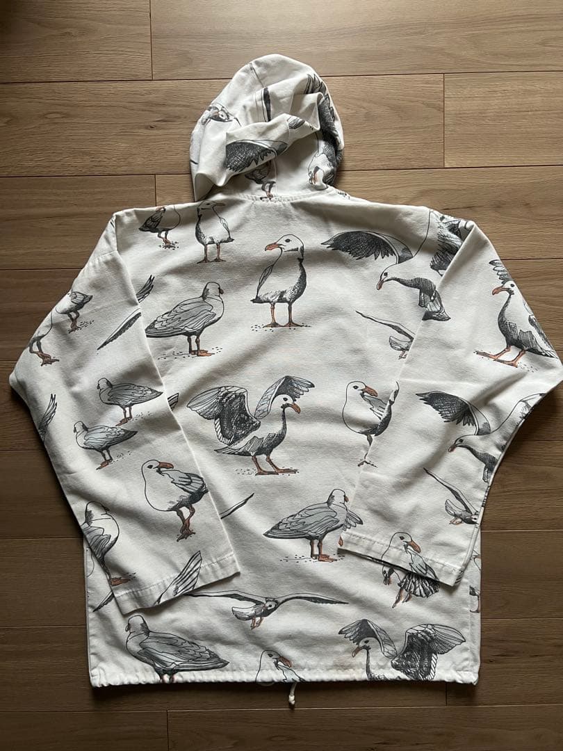 80s 90s Michigan rag ミシガンラグ 鳥 総柄 usa製