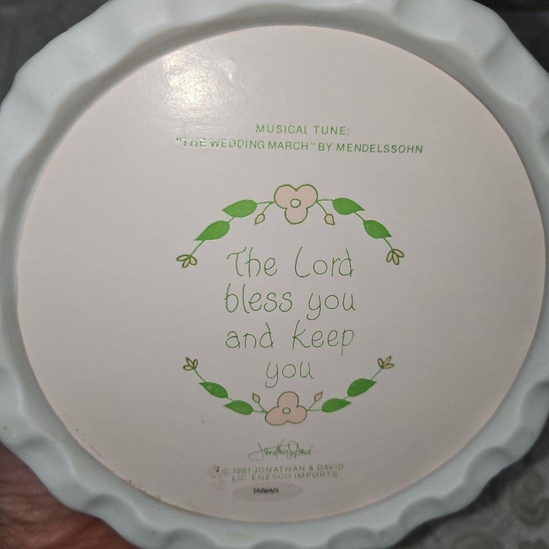 超激レア 1981年製 プレシャスモーメンツ ウェディング オルゴール 箱付き