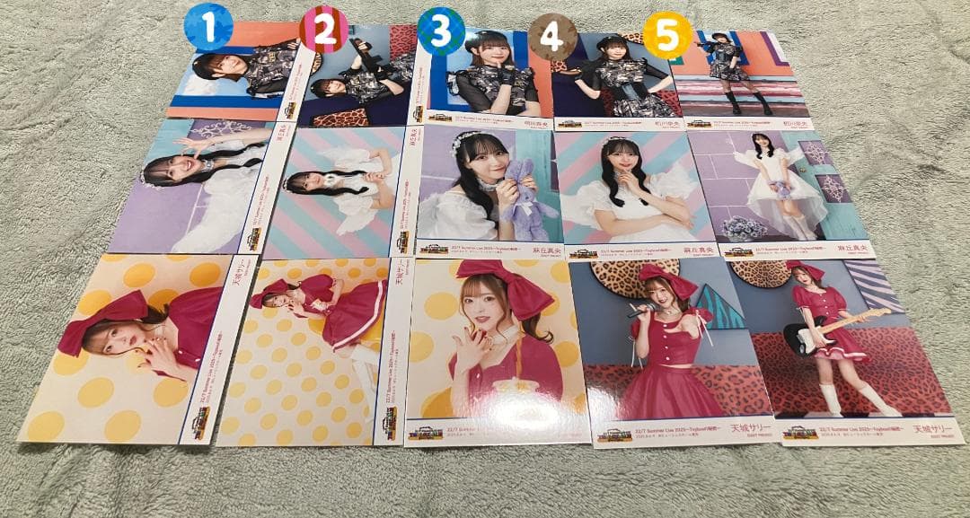 ナナニジ　22/7　TOYBOX衣装　ブロマイド　バラ売り