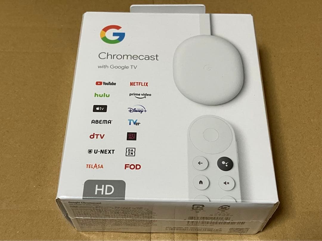 Chromecast with Google TV（HD、）
