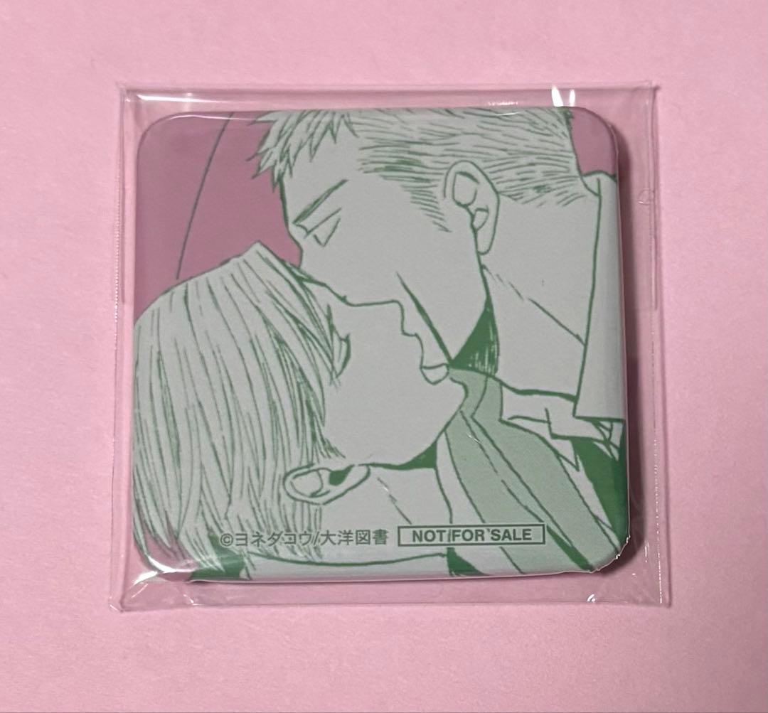 ヨネダコウ　囀る鳥は羽ばたかない　アニメイト特典　スクエア缶バッジ