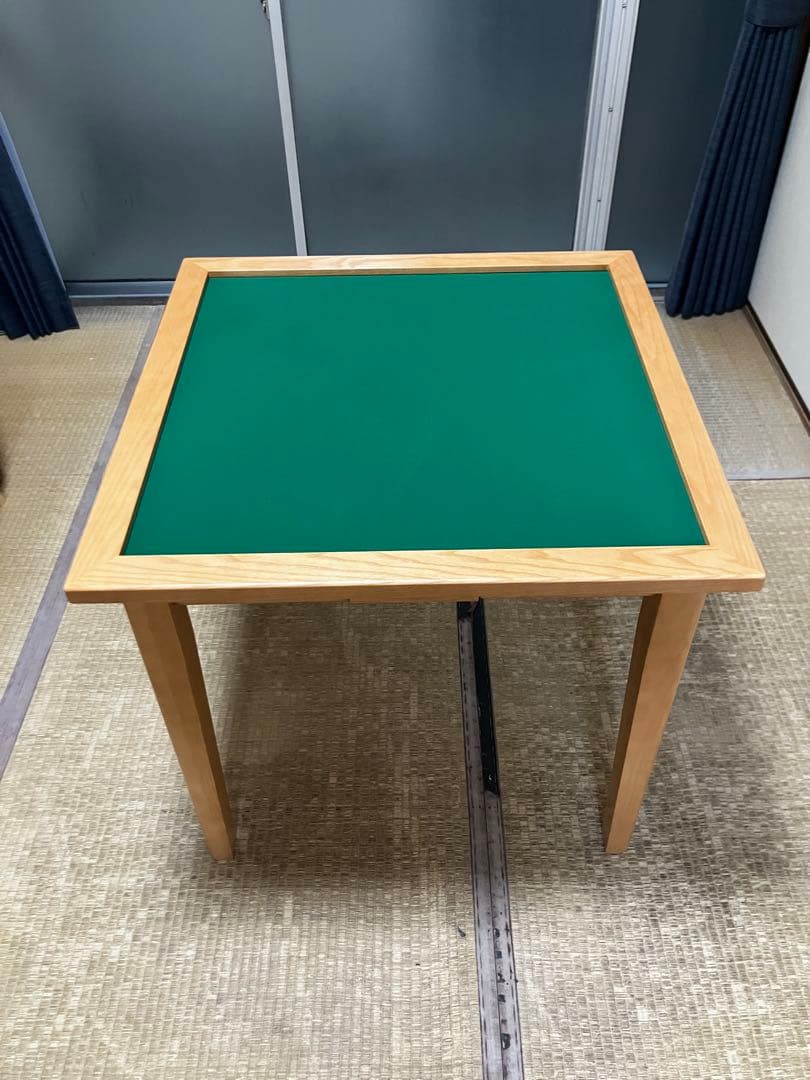 手打ち麻雀卓日本製　牌、スペアマットセット　立卓