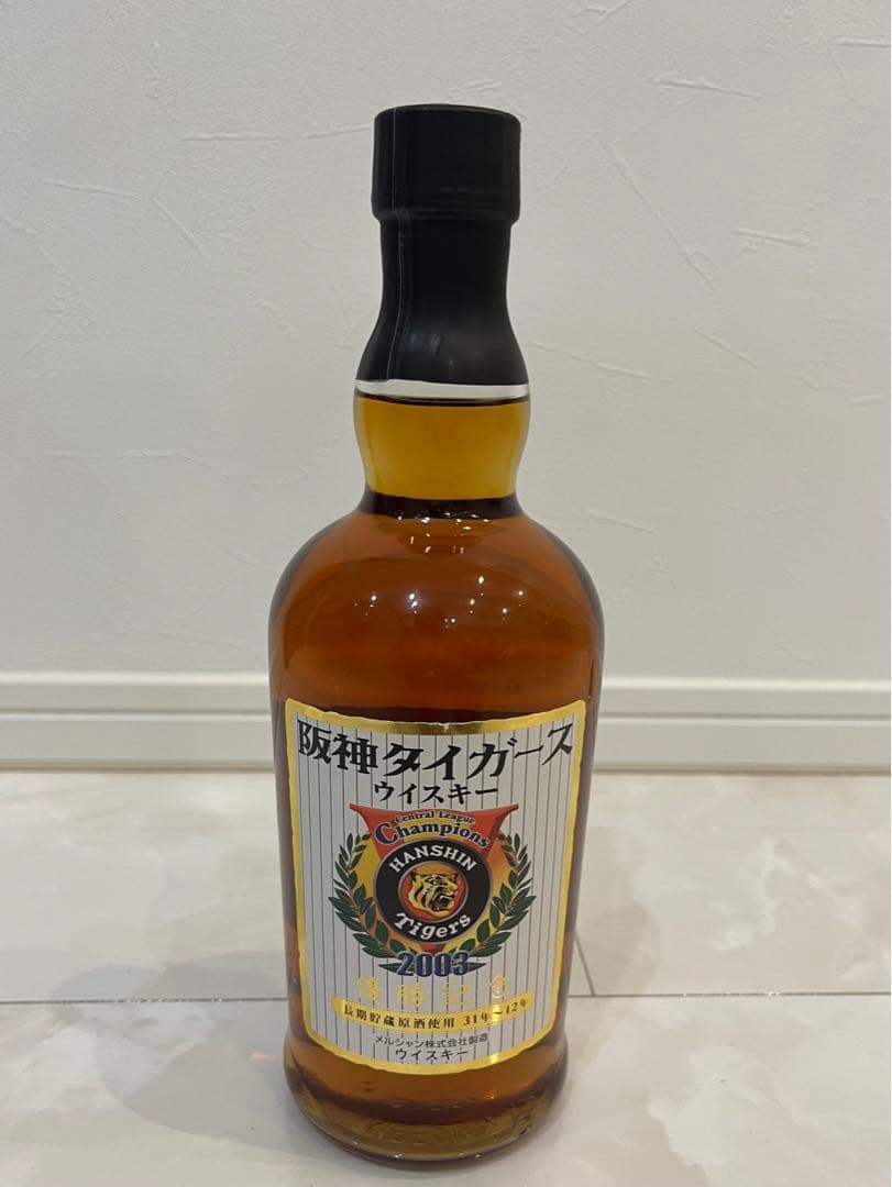 阪神タイガース ウイスキー 2003年 優勝記念　グラス付き