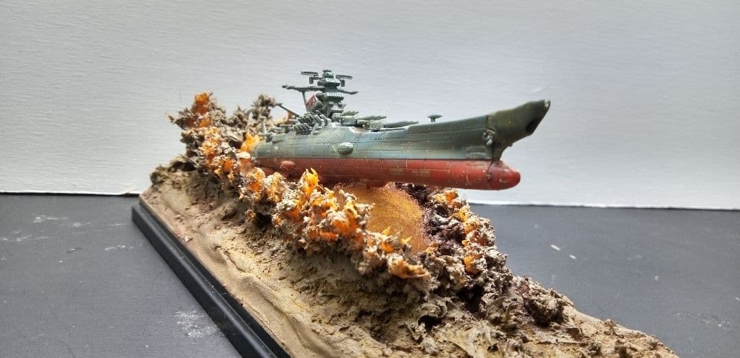 バンダイ.メカコレ.宇宙戦艦ヤマト2199ジオラマ完成品