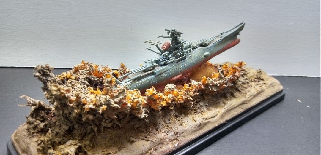 バンダイ.メカコレ.宇宙戦艦ヤマト2199ジオラマ完成品