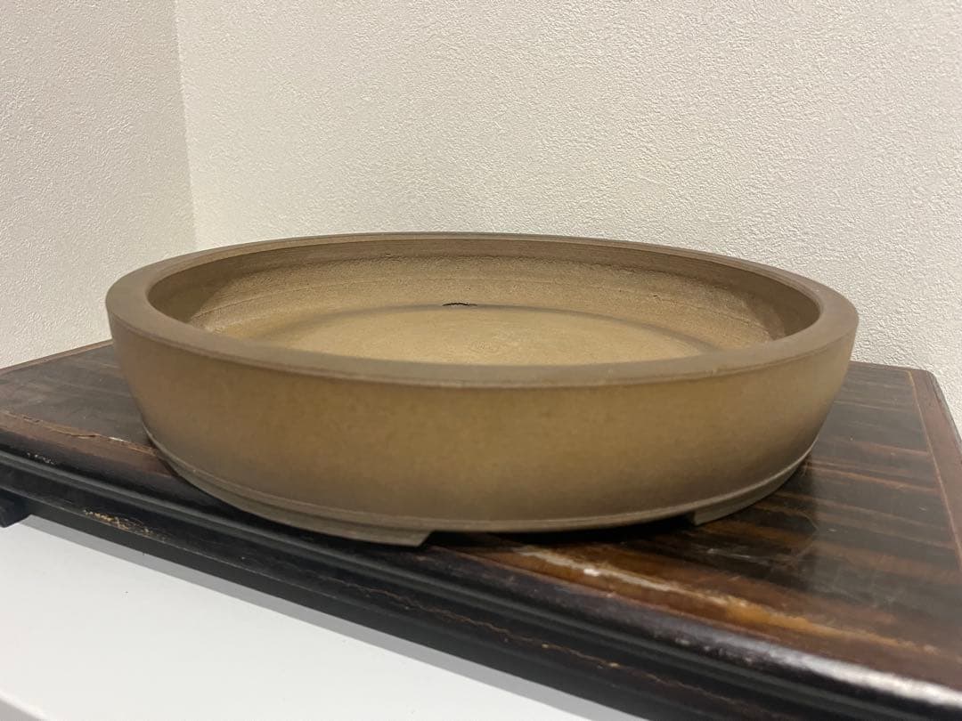 発色最高！！三景在落款　和鉢　桃花泥　丸鉢　盆栽鉢