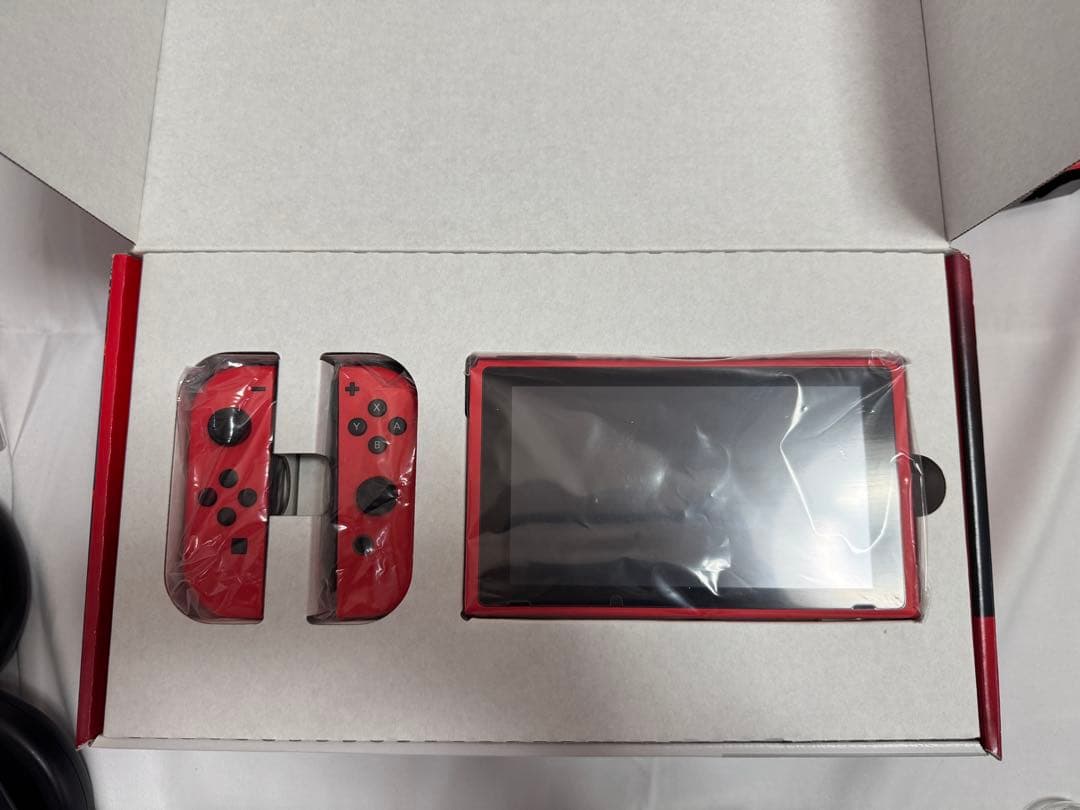 ☆美品☆Nintendo Switch マリオレッド×ブルー本体セット他