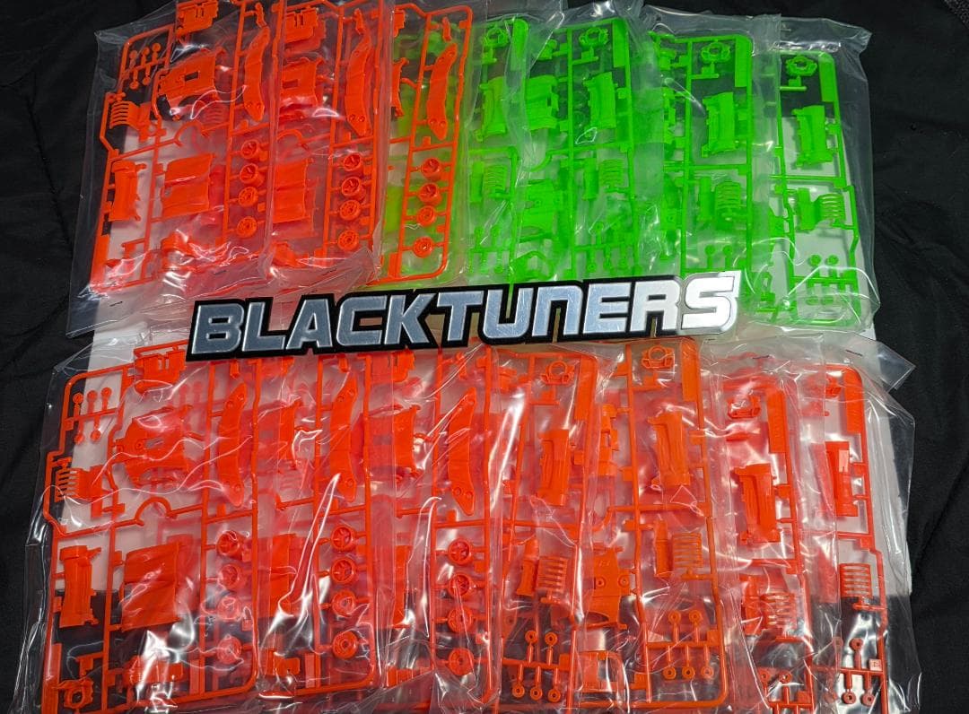 ミニ四駆 FM-A 蛍光カラーシャーシセット オレンジ 10セット