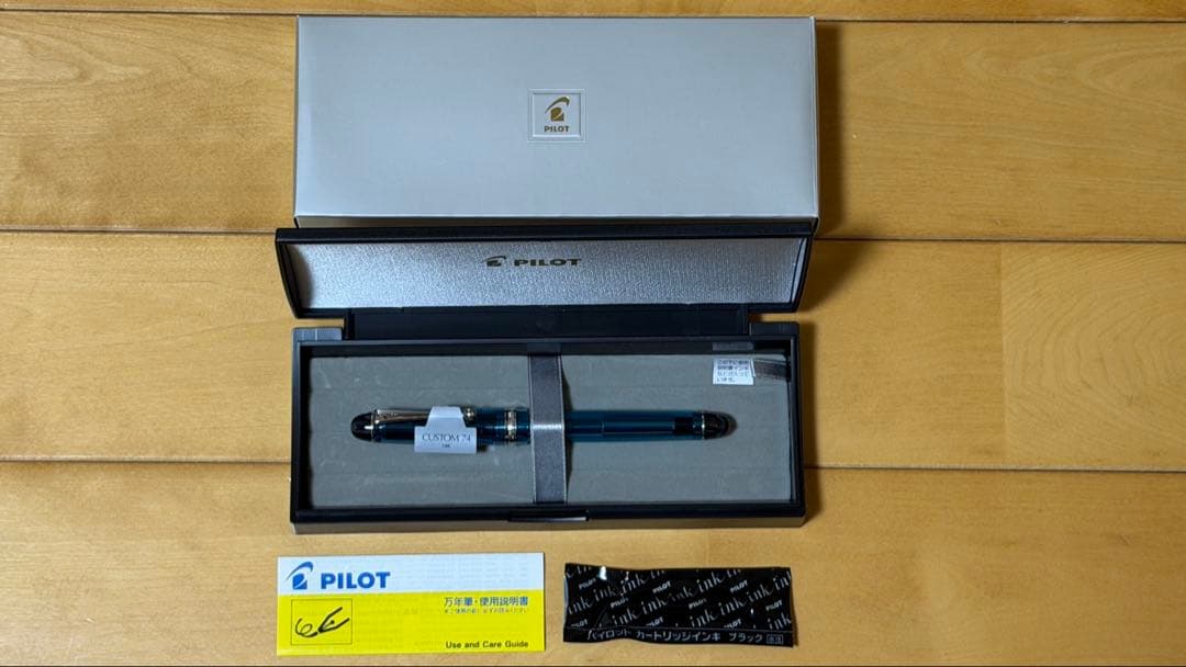 PILOT カスタム74 ターコイズグリーン F