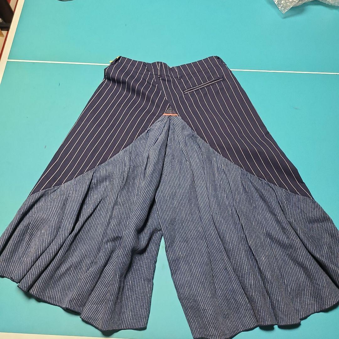 KAPITAL　ネイビー ストライプ 　スカート