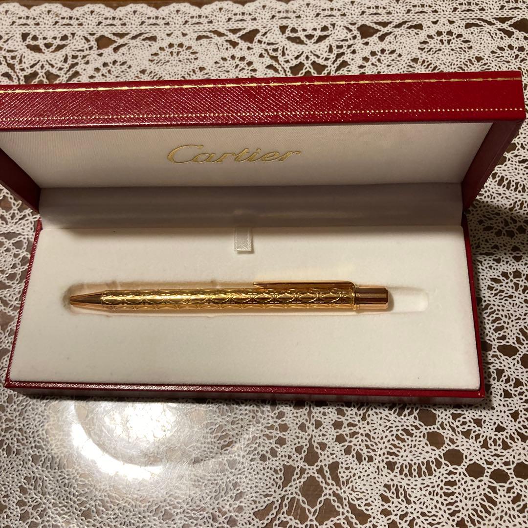 Cartier ゴールドボールペン 専用ケース付き