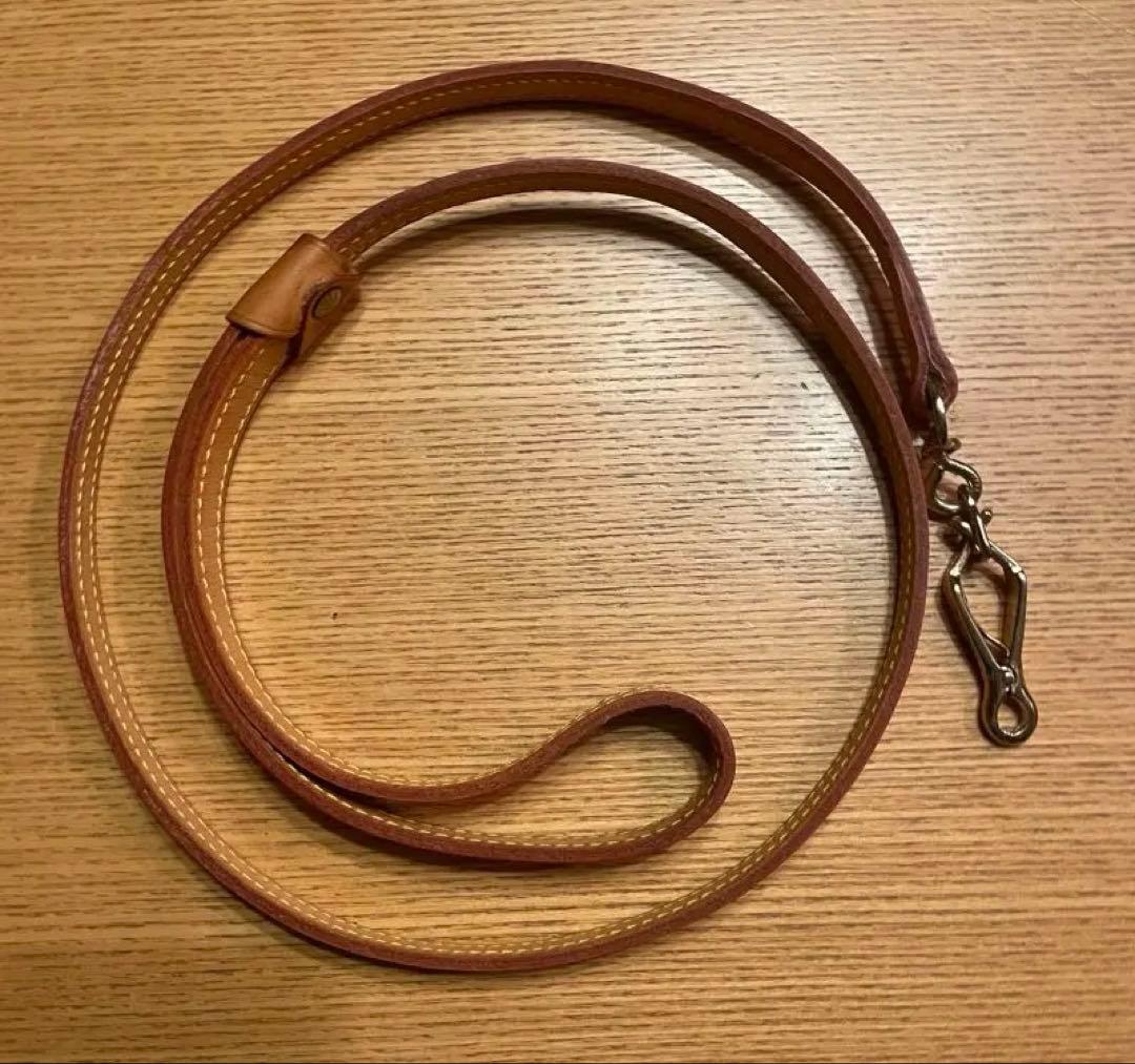 ルイ・ヴィトン　レザー製ペットリード ブラウン