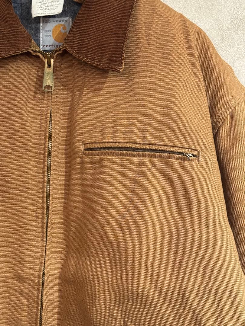 Carhartt デトロイトジャケット 80s USA製 100周年記念 星タグ