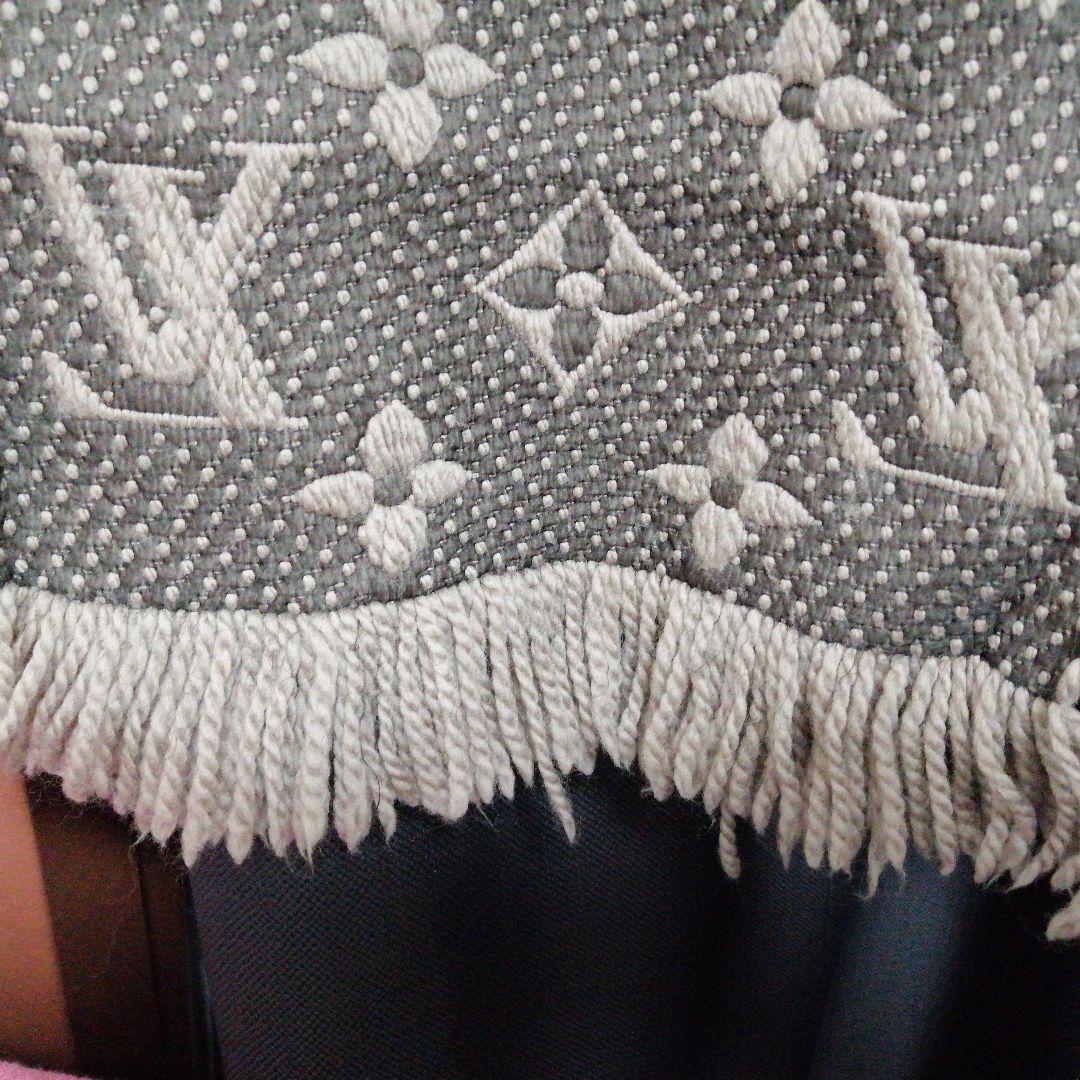 みLouis Vuitton ベージュ マフラー モノグラム