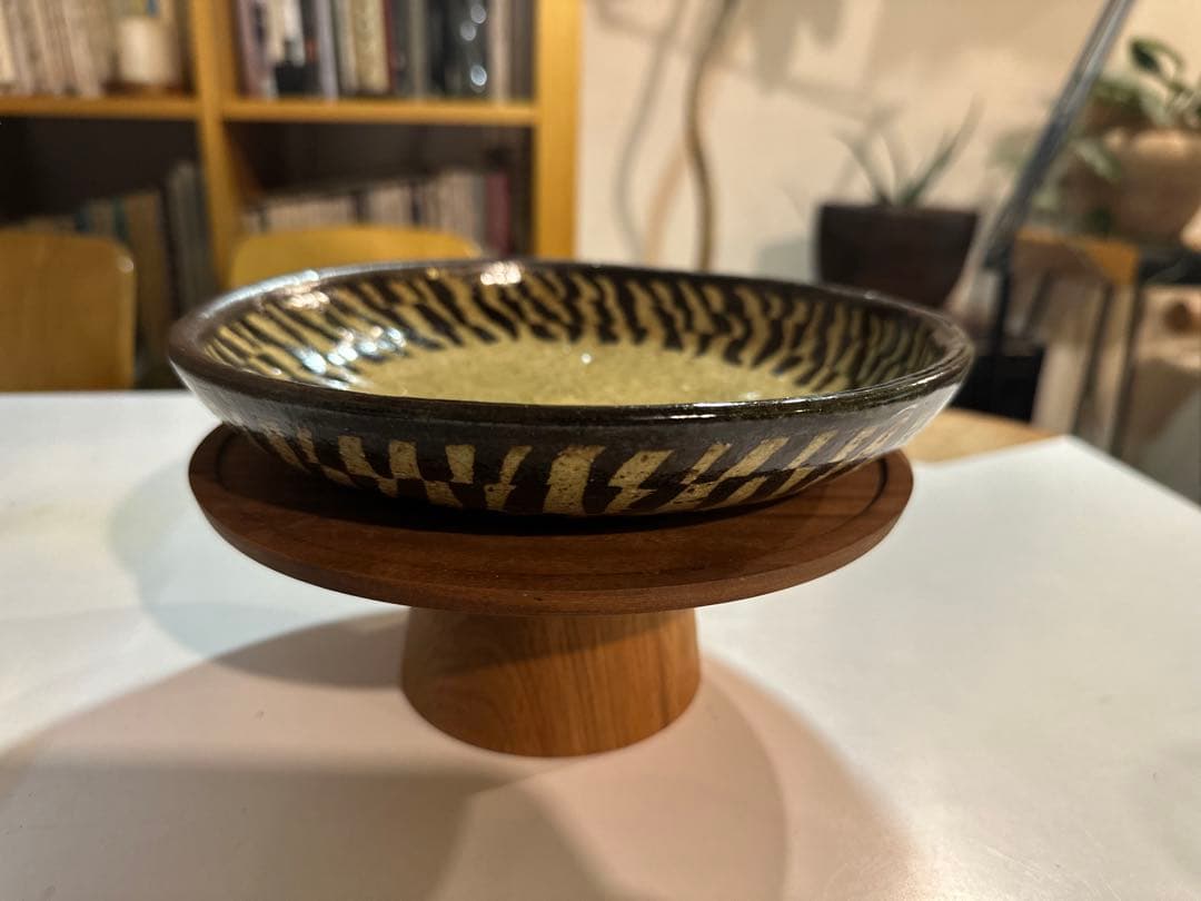 【新品、未使用】掛谷康樹　惣堂窯　練り上げ七寸皿