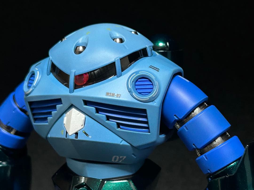 MGズゴック量産型イメージキャンディーグラデーション一部艶消し塗装済完成品