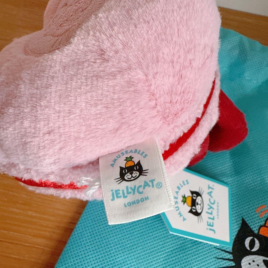 ジェリーキャット　ハートマカロンぬいぐるみ ピンク　デザート　バレンタイン　新品
