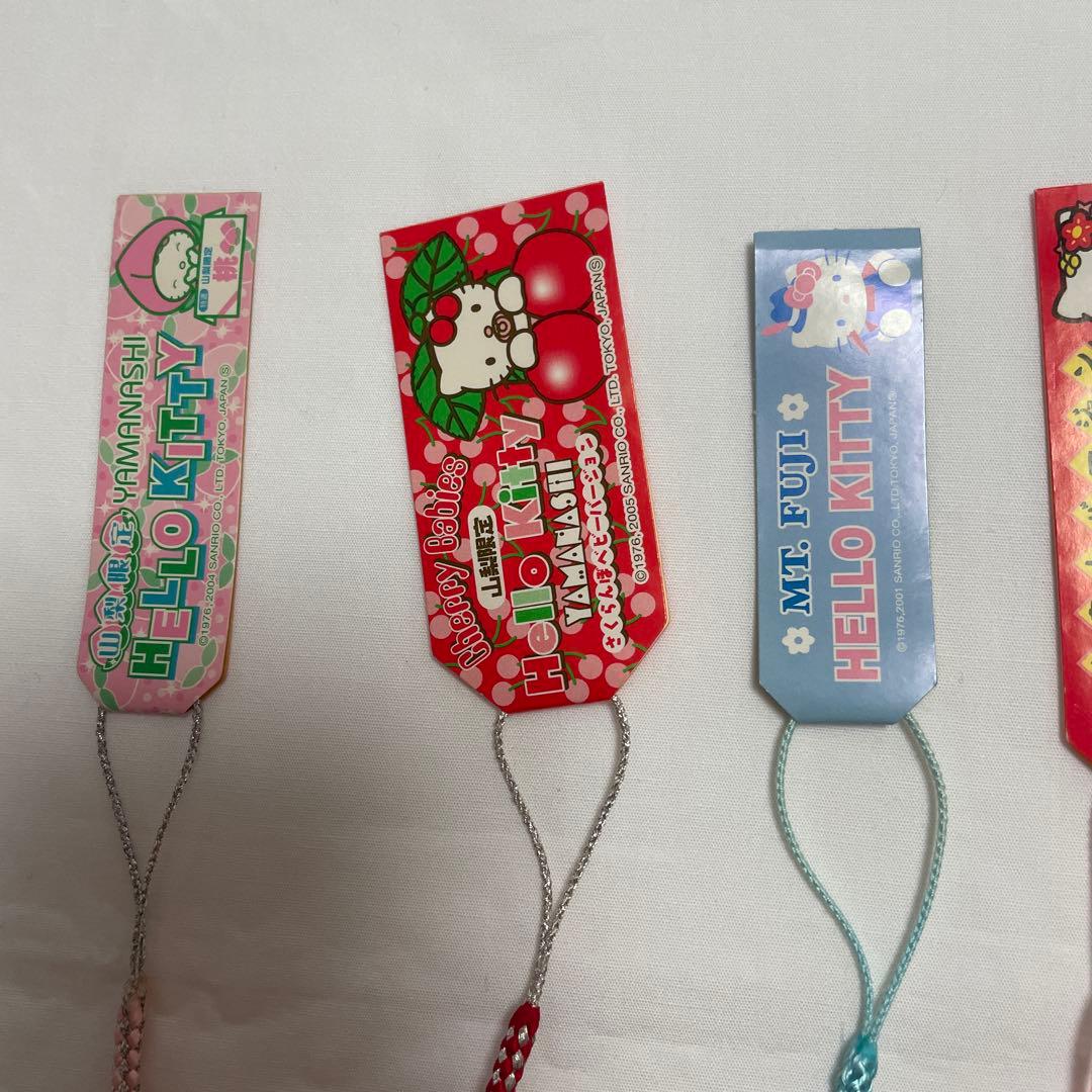 新品◆ハローキティ ご当地キティ 根付けストラップ 山梨県 7個セット◆匿名配送